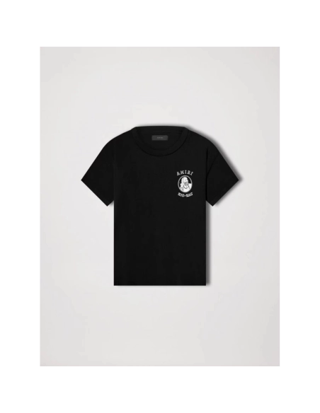 Amiri New joint short-sleeved rear joint ZIG printed print T-shirt,Amiri T Shirt,Tshirt,APPAREL