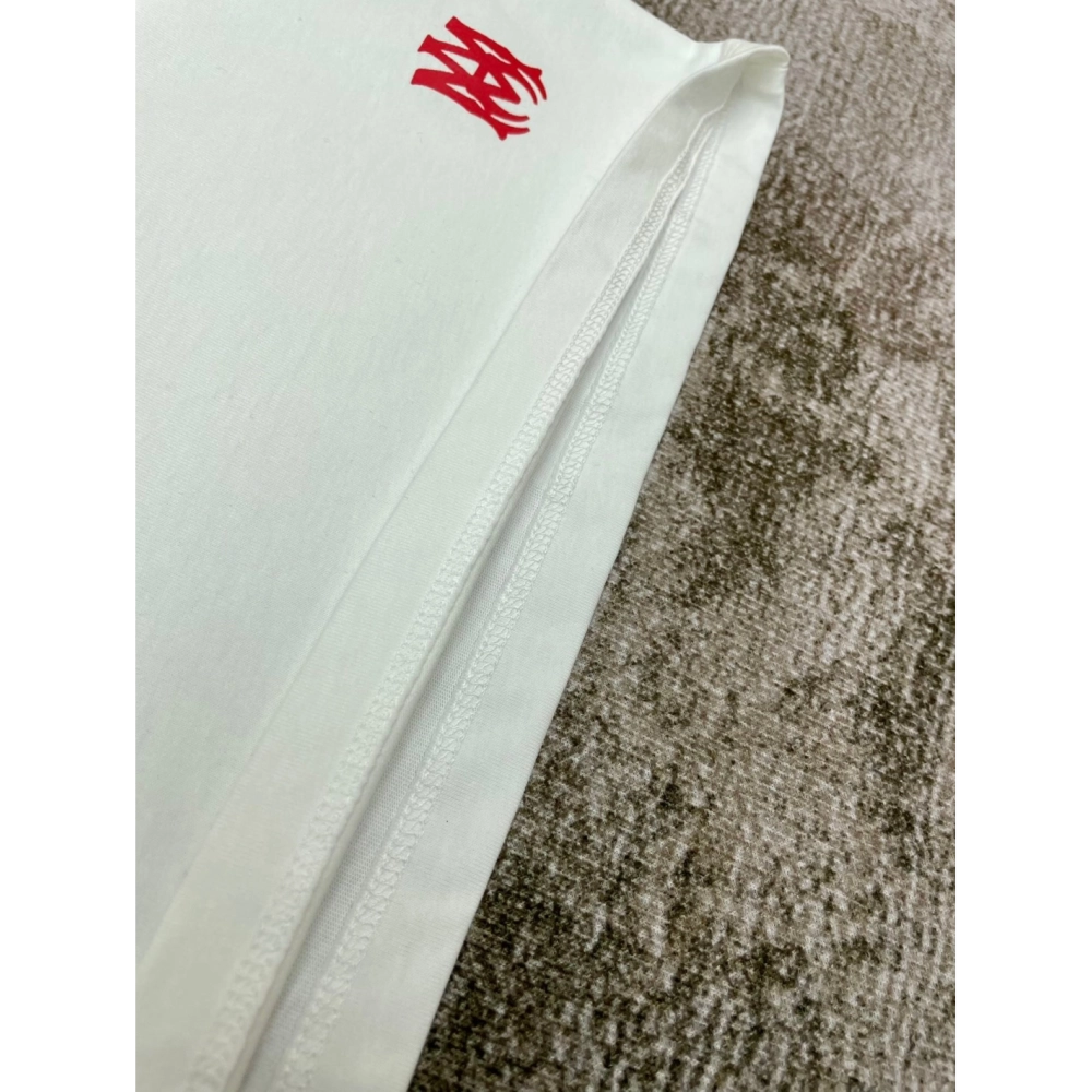 Amiri New Logo Letter Printed Short-Sleeve T-shirt,Amiri T Shirt,Tshirt,APPAREL