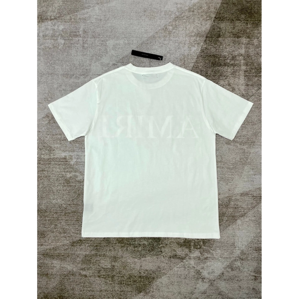 Amiri New Logo Letter Printed Short-Sleeve T-shirt,Amiri T Shirt,Tshirt,APPAREL