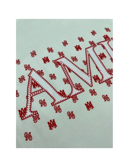 Amiri New Logo Letter Printed Short-Sleeve T-shirt,Amiri T Shirt,Tshirt,APPAREL