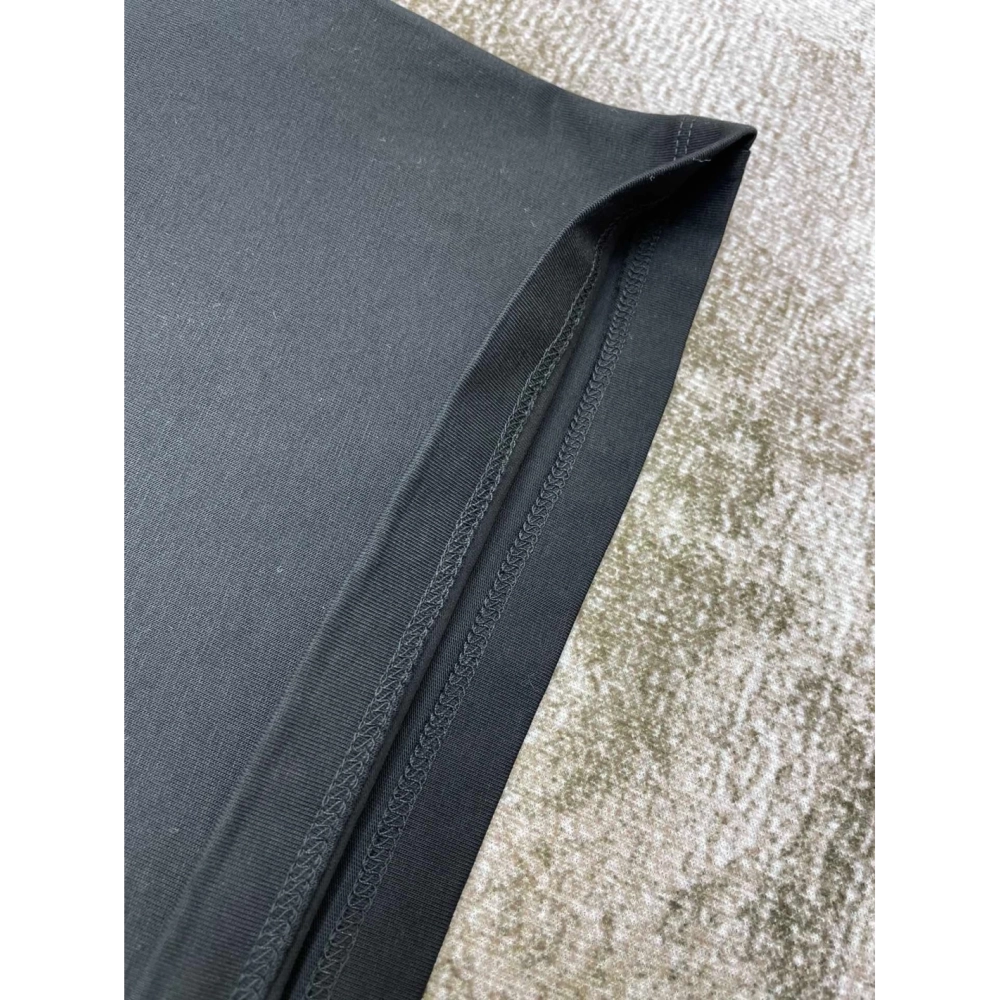 Amiri New print black letter short-sleeved rear wide small logo letter printt T-shirt,Amiri T Shirt,Tshirt,APPAREL