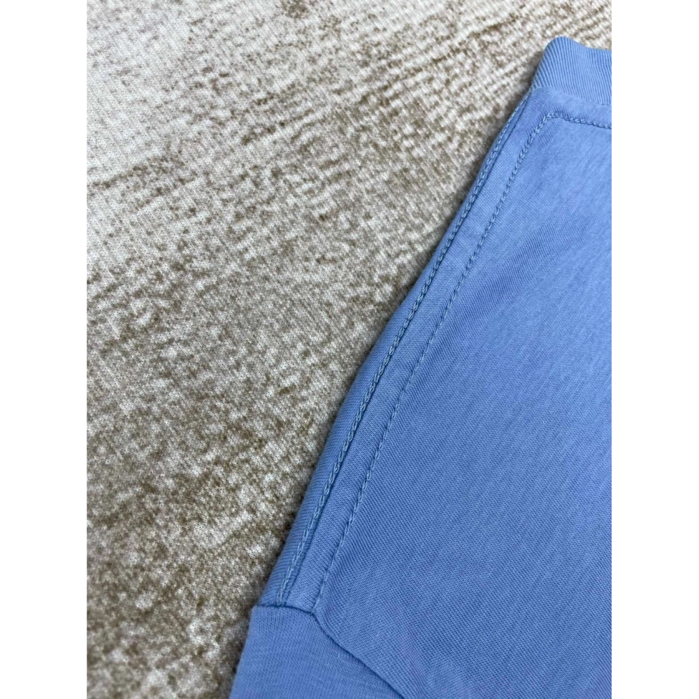 Amiri New print blue short-sleeved rear wide thick logo letter three-dimensional printt T-shirt,Amiri T Shirt,Tshirt,APPAREL