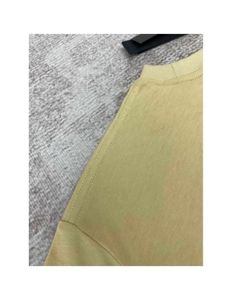 Amiri New print coffee short-sleeved rear wide gray letter printt T-shirt,Amiri T Shirt,Tshirt,APPAREL