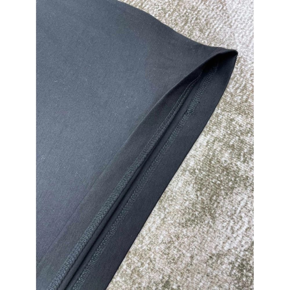 Amiri New print colorful black short-sleeved rear wide colorful logo letter tassel printt T-shirt,Amiri T Shirt,Tshirt,APPAREL