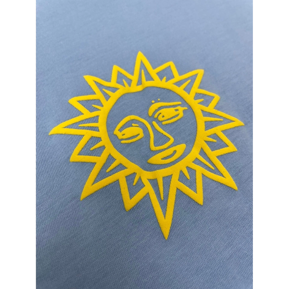 Amiri New print yellow foam short-sleeved wide golden yellow foam letter printt T-shirt,Amiri T Shirt,Tshirt,APPAREL