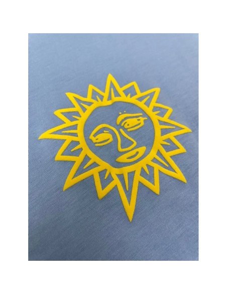 Amiri New print yellow foam short-sleeved wide golden yellow foam letter printt T-shirt,Amiri T Shirt,Tshirt,APPAREL