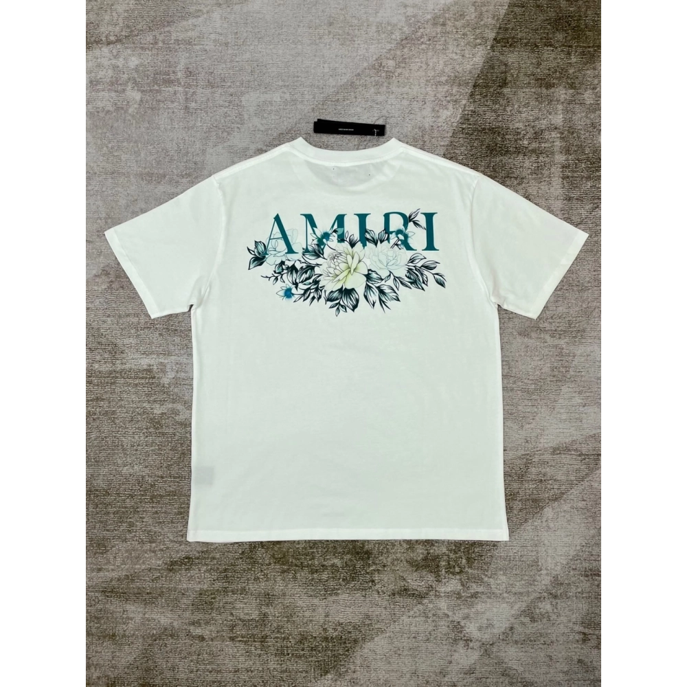 Amiri New Rose Printed Short-Sleeve T-shirt,Amiri T Shirt,Tshirt,APPAREL