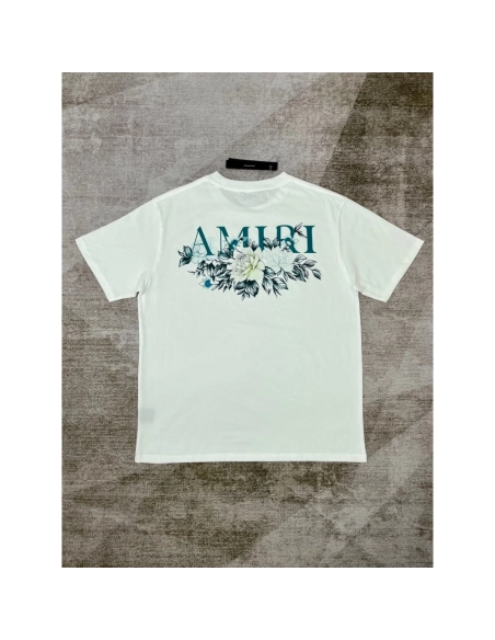 Amiri New Rose Printed Short-Sleeve T-shirt,Amiri T Shirt,Tshirt,APPAREL