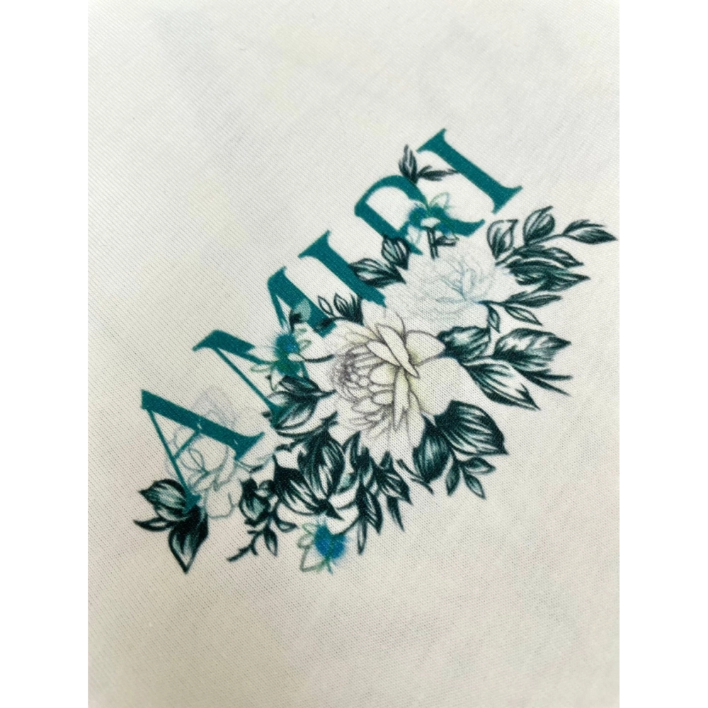 Amiri New Rose Printed Short-Sleeve T-shirt,Amiri T Shirt,Tshirt,APPAREL