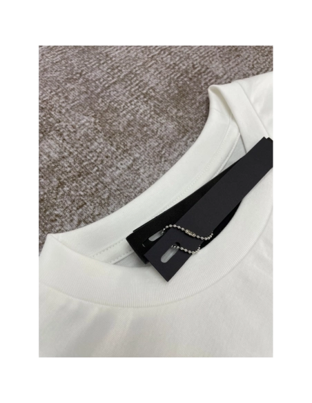 Amiri New short-sleeved AM letter logo print T-shirt,Amiri T Shirt,Tshirt,APPAREL