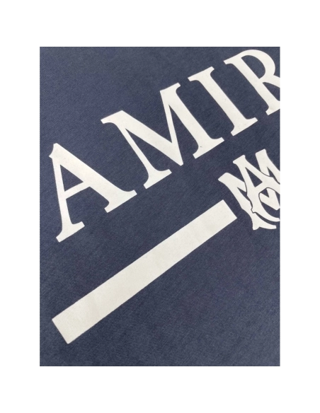 Amiri New short-sleeved AM letter logo print T-shirt,Amiri T Shirt,Tshirt,APPAREL