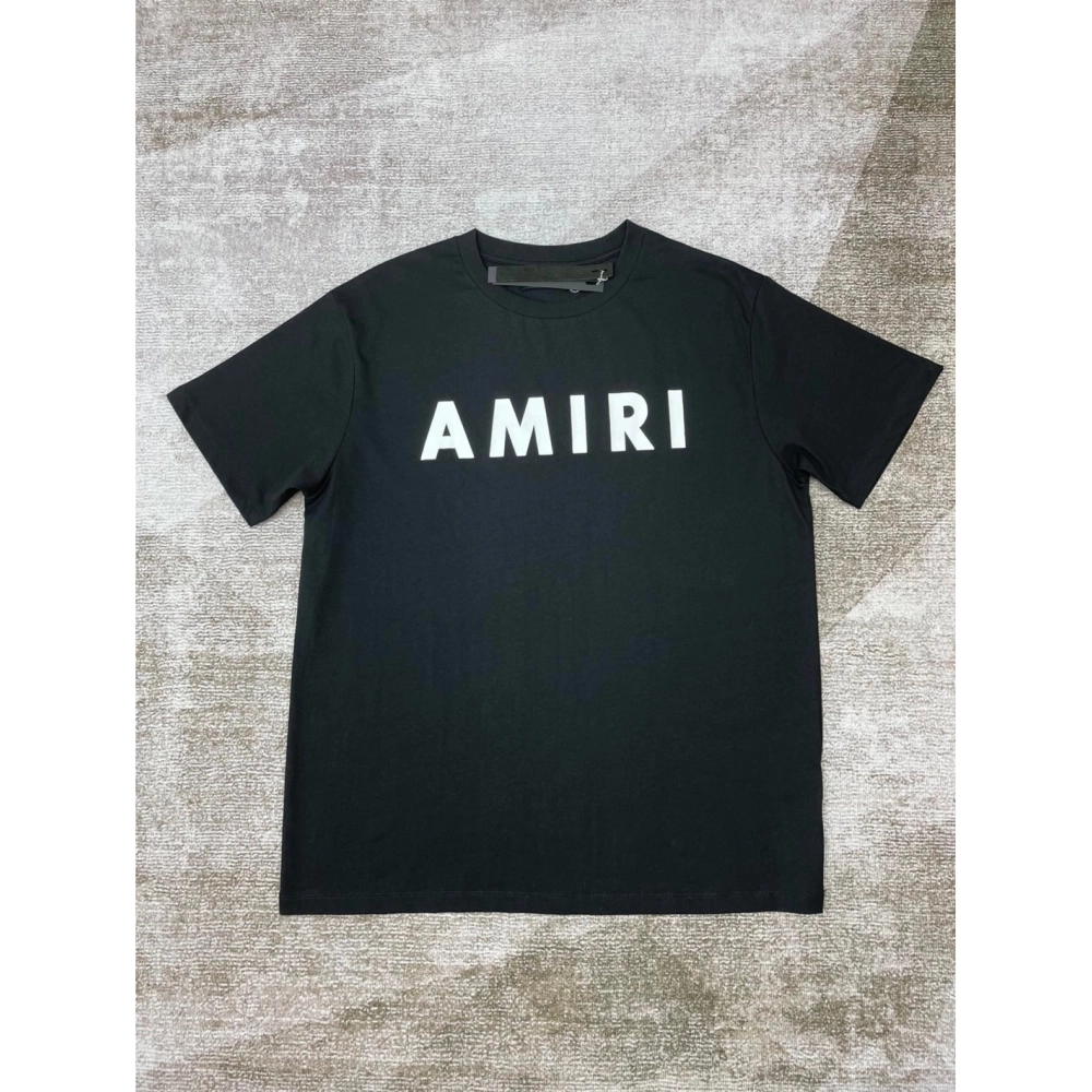 Amiri New short-sleeved imported paste print letter printt T-shirt,Amiri T Shirt,Tshirt,APPAREL