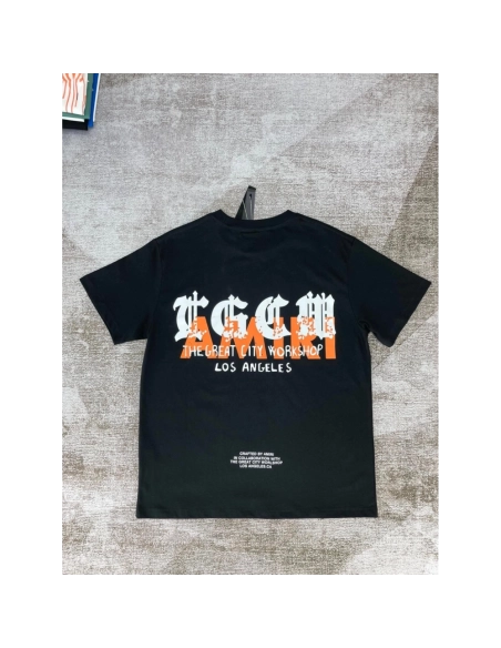 Amiri New short-sleeved joint Sanskrit printed letter print T-shirt,Amiri T Shirt,Tshirt,APPAREL