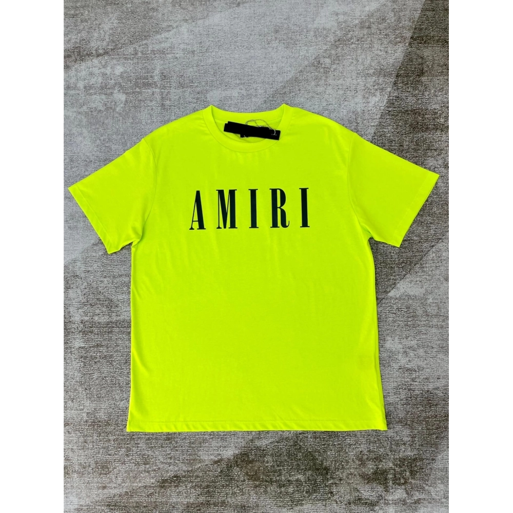 Amiri New short-sleeved letter thick board three-dimensional sense paste printt T-shirt,Amiri T Shirt,Tshirt,APPAREL