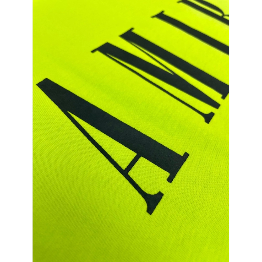 Amiri New short-sleeved letter thick board three-dimensional sense paste printt T-shirt,Amiri T Shirt,Tshirt,APPAREL