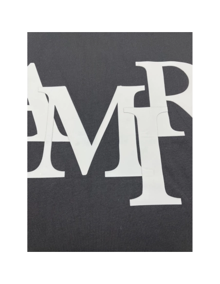 Amiri New short-sleeved New wash water mark tag T-shirt,Amiri T Shirt,Tshirt,APPAREL