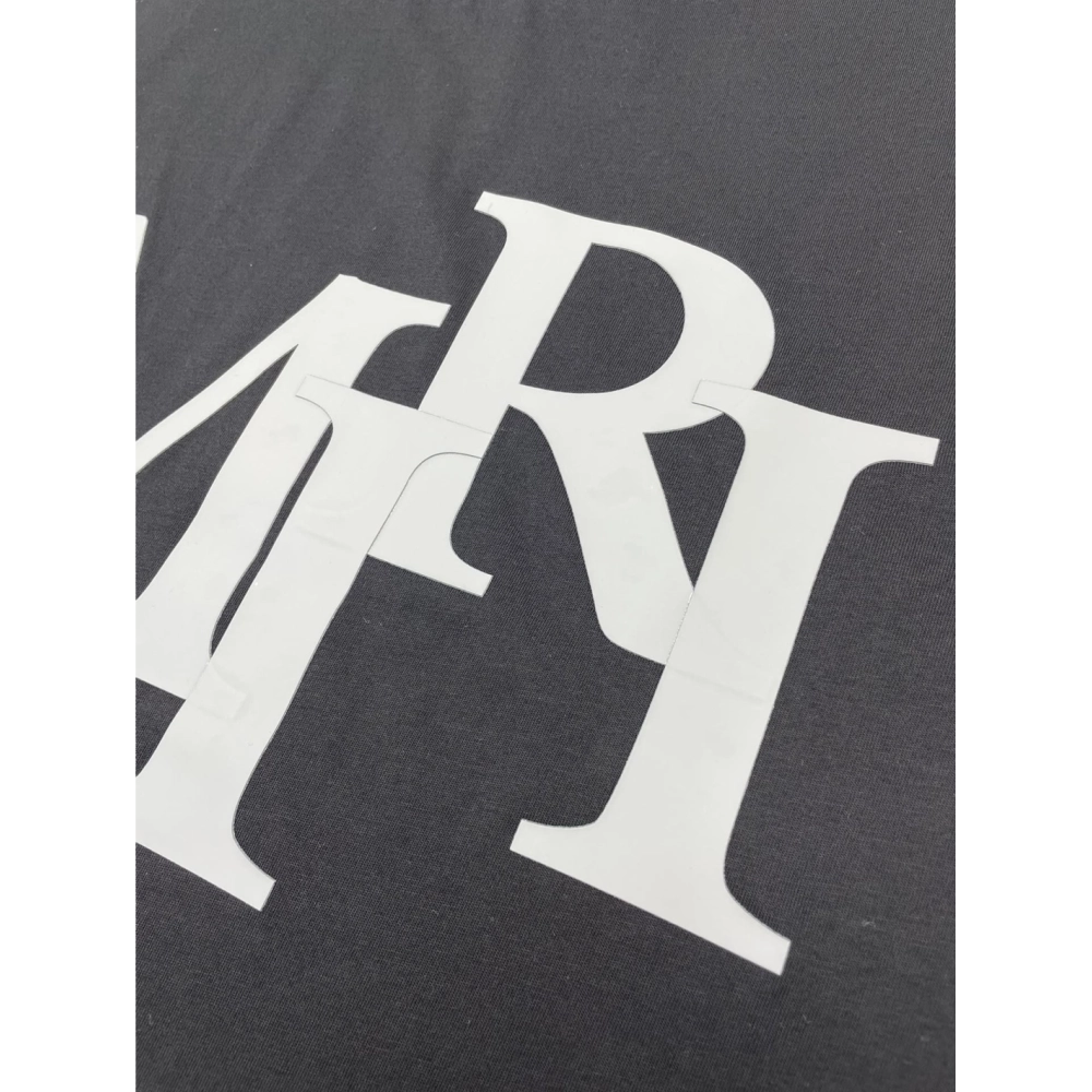 Amiri New short-sleeved New wash water mark tag T-shirt,Amiri T Shirt,Tshirt,APPAREL
