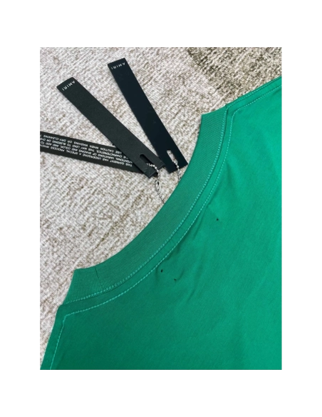 Amiri New short-sleeved New wash water mark tag T-shirt,Amiri T Shirt,Tshirt,APPAREL