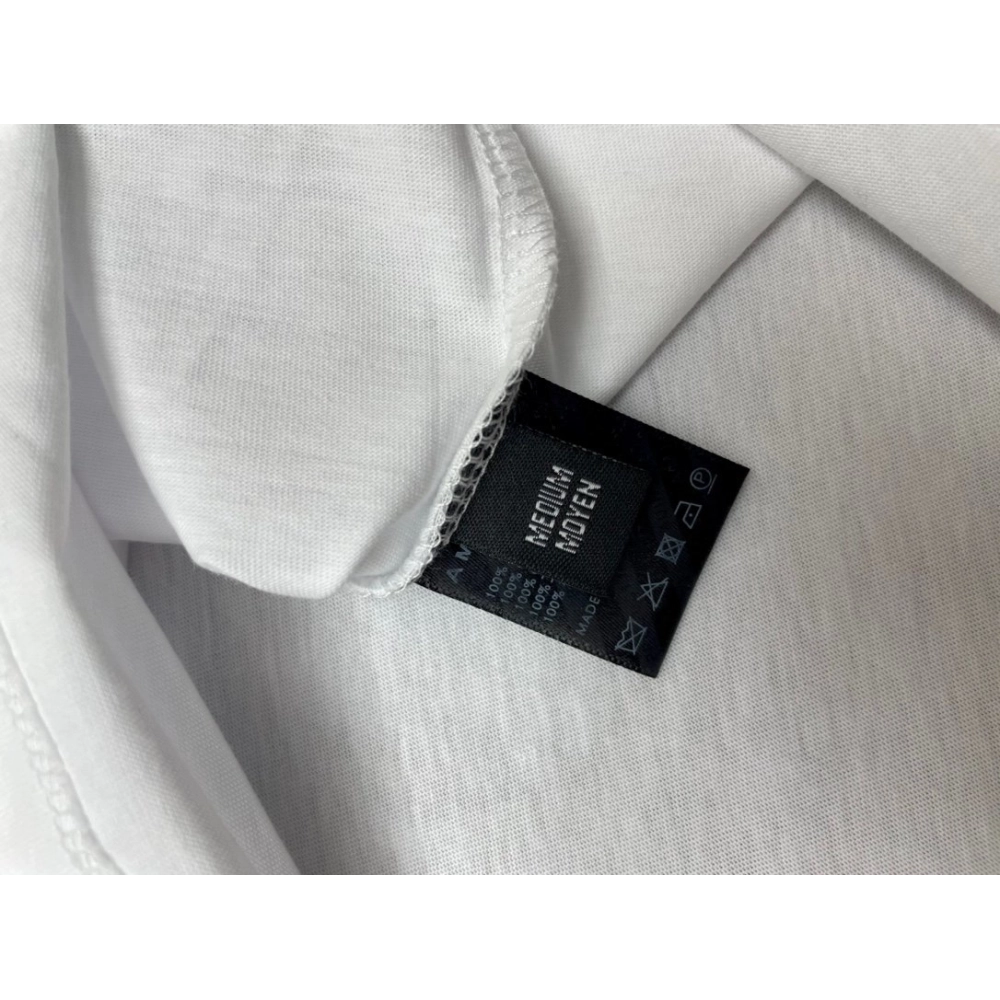 Amiri New short-sleeved New wash water mark tag T-shirt,Amiri T Shirt,Tshirt,APPAREL