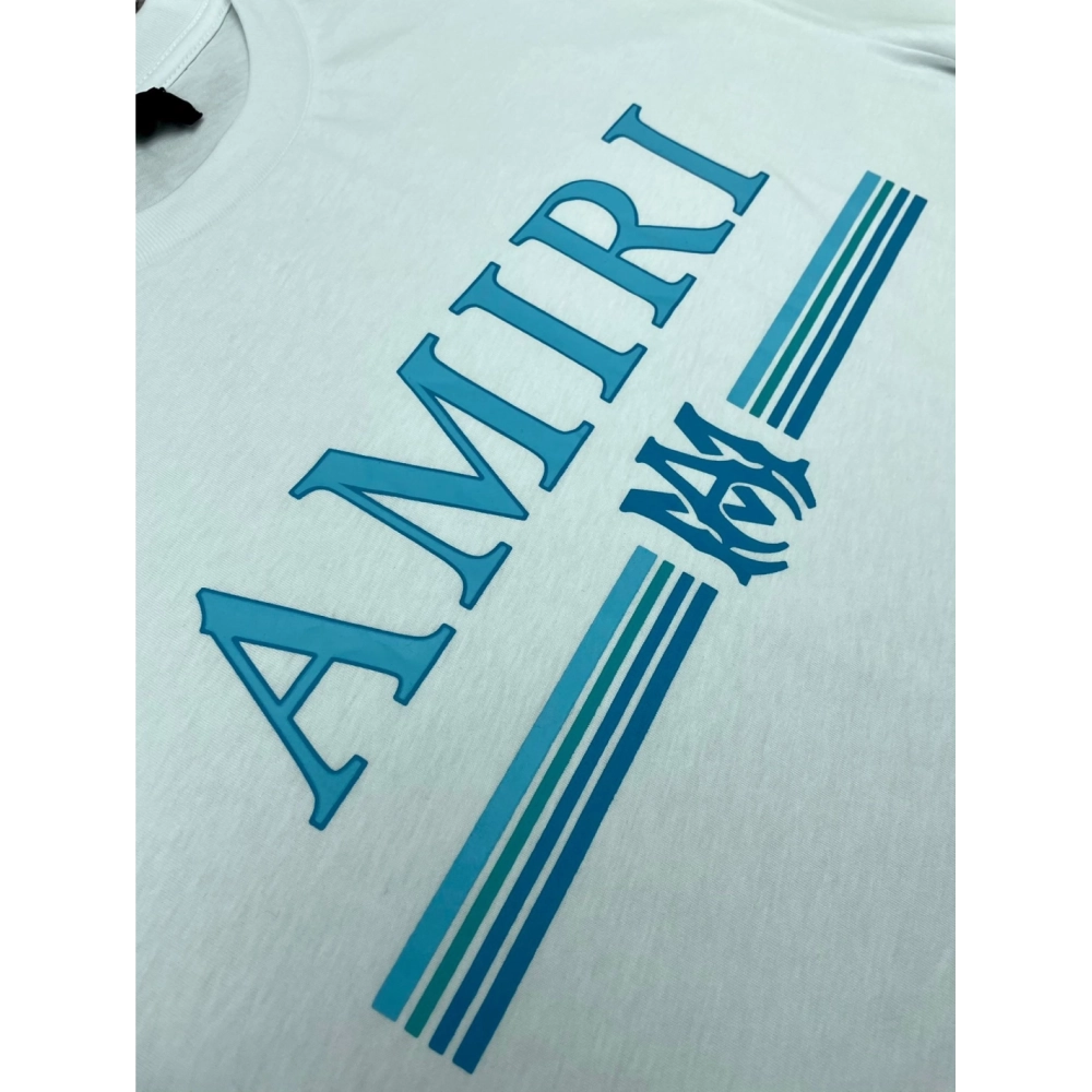 Amiri New short-sleeved New wash water mark tag T-shirt,Amiri T Shirt,Tshirt,APPAREL