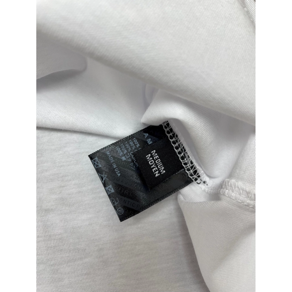 Amiri New short-sleeved New wash water mark tag T-shirt,Amiri T Shirt,Tshirt,APPAREL