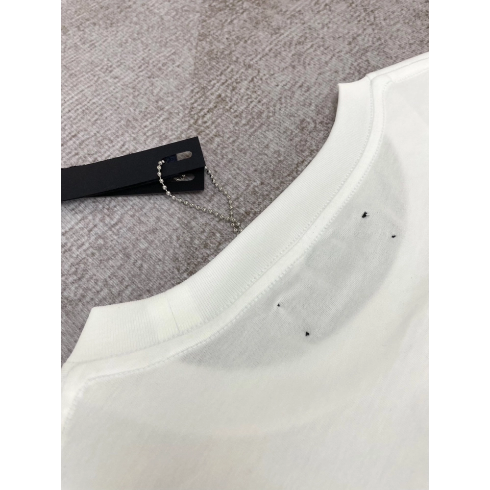 Amiri New short-sleeved New wash water mark tag T-shirt,Amiri T Shirt,Tshirt,APPAREL