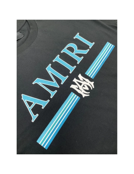 Amiri New short-sleeved New wash water mark tag T-shirt,Amiri T Shirt,Tshirt,APPAREL