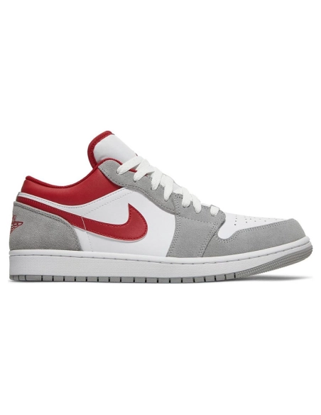 AIR JORDAN 1 LOW SE LIGHT SMOKE GREY GYM RED DC6991 016,AIR JORDAN 1 LOW,Air Jordan