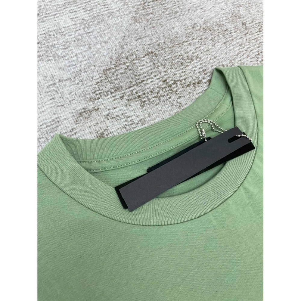Amiri New short-sleeved New wash water mark tag T-shirt,Amiri T Shirt,Tshirt,APPAREL