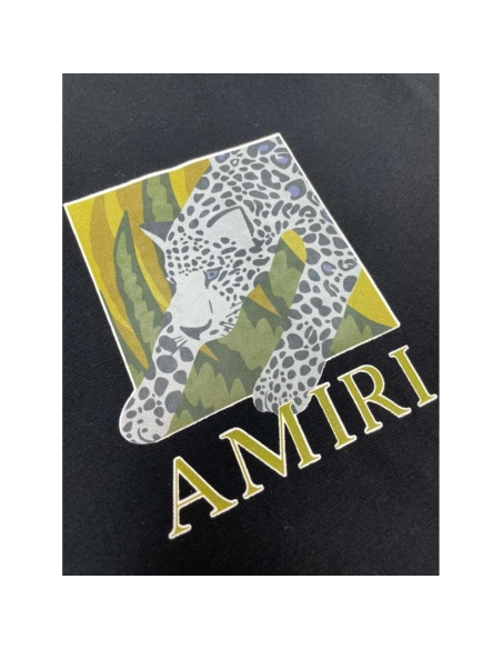 Amiri New short-sleeved New wash water mark tag T-shirt,Amiri T Shirt,Tshirt,APPAREL