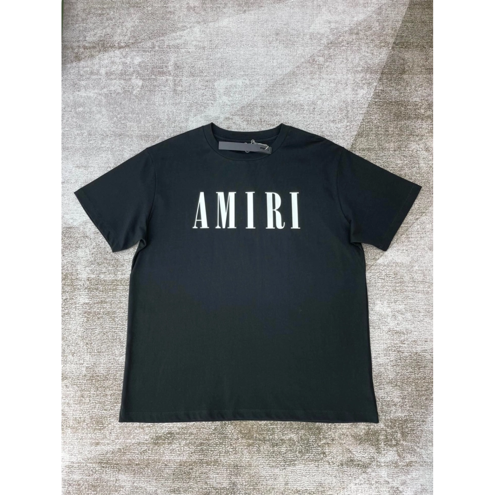 Amiri New short-sleeved New wash water mark tagt T-shirt,Amiri T Shirt,Tshirt,APPAREL