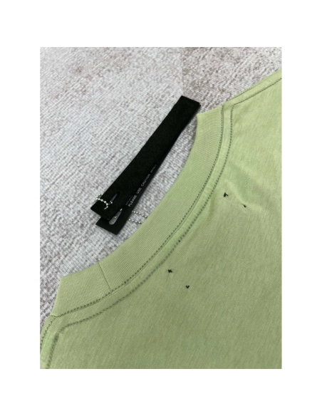 Amiri New short-sleeved rear letter mint green special color paste printt T-shirt,Amiri T Shirt,Tshirt,APPAREL