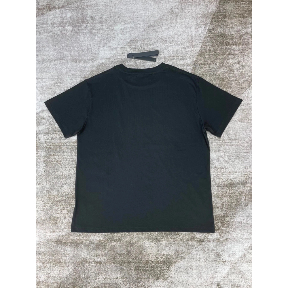 Amiri New short-sleeved special color paste print rice yellow crack printt T-shirt,Amiri T Shirt,Tshirt,APPAREL