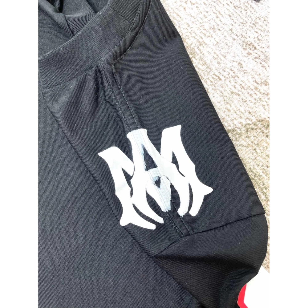 Amiri New Vintage Washed Distressed Short-Sleeve T-shirt,Amiri T Shirt,Tshirt,APPAREL