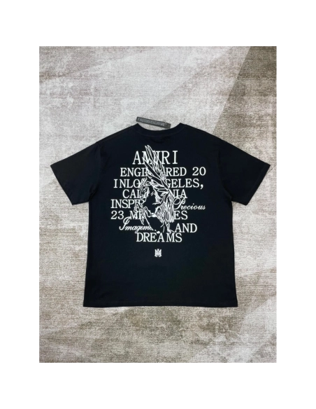 Amiri New White Letter Printed Short-Sleeve T-shirt,Amiri T Shirt,Tshirt,APPAREL