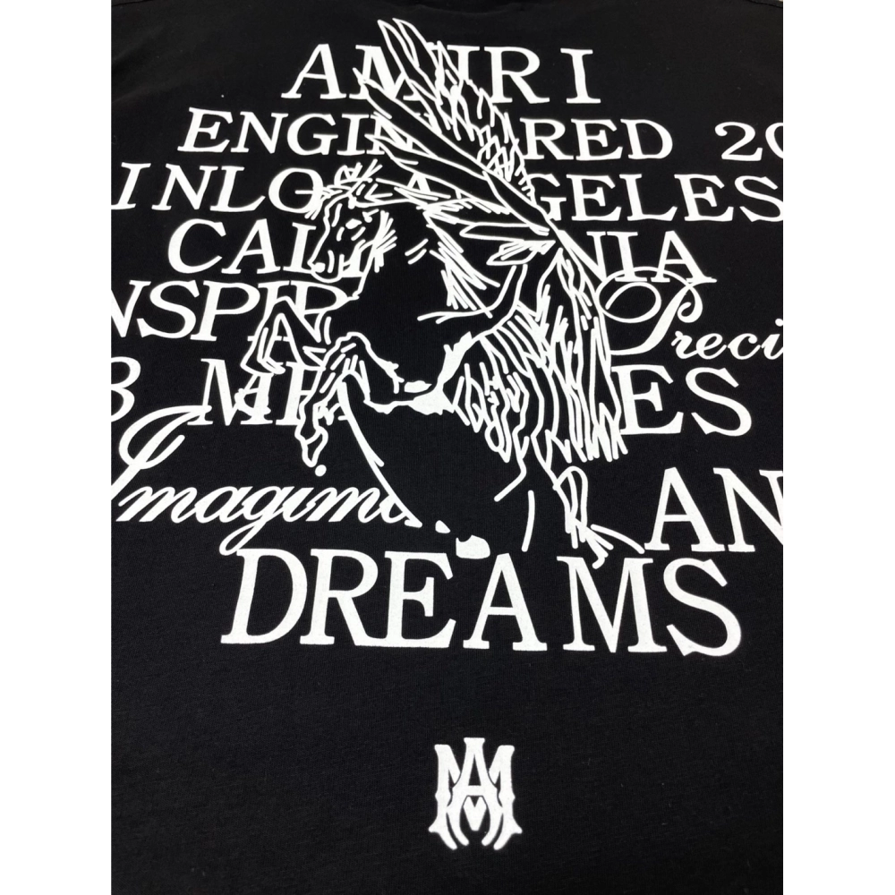 Amiri New White Letter Printed Short-Sleeve T-shirt,Amiri T Shirt,Tshirt,APPAREL