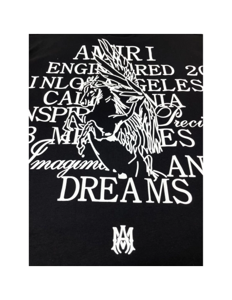 Amiri New White Letter Printed Short-Sleeve T-shirt,Amiri T Shirt,Tshirt,APPAREL