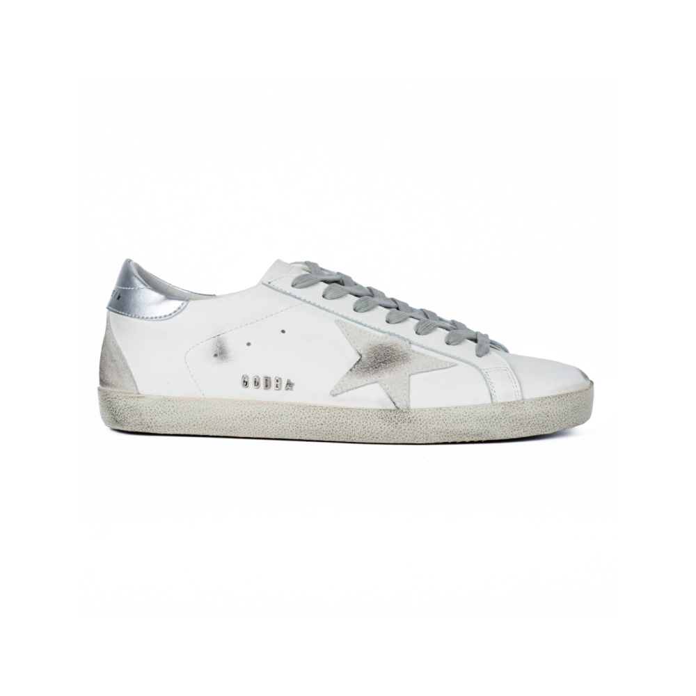 Golden Goose Super-Star White Silver,GOLDEN GOOSE