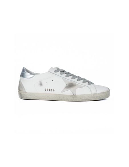 Golden Goose Super-Star White Silver,GOLDEN GOOSE