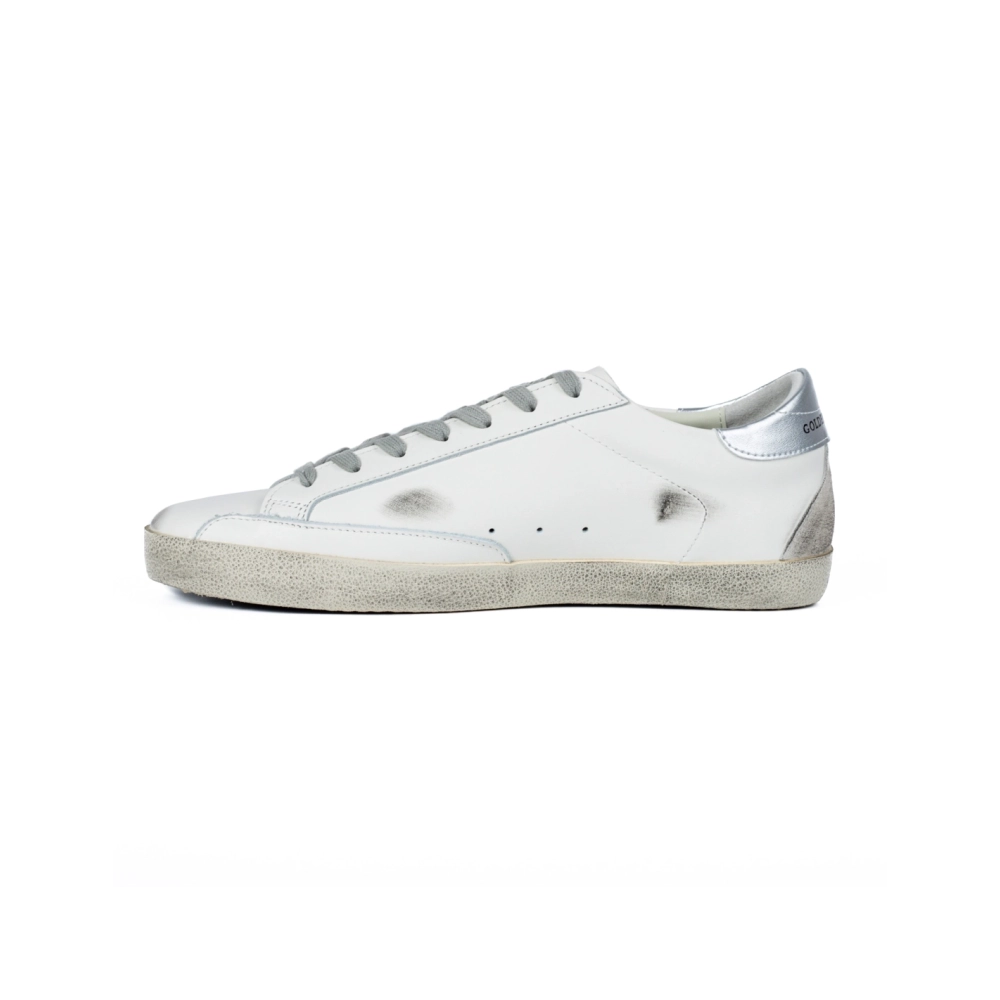 Golden Goose Super-Star White Silver,GOLDEN GOOSE