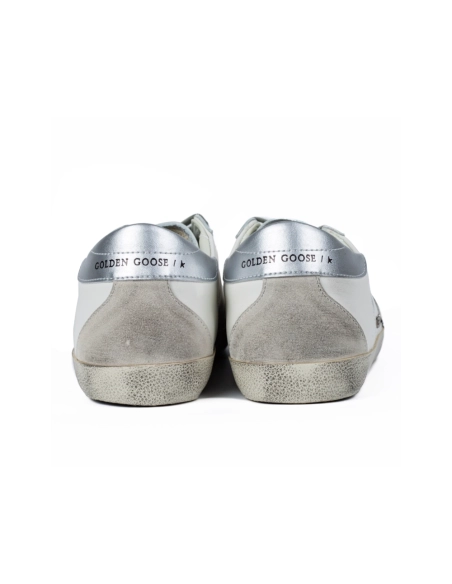Golden Goose Super-Star White Silver,GOLDEN GOOSE