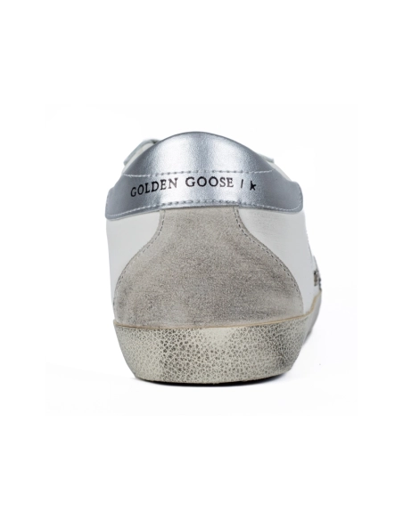 Golden Goose Super-Star White Silver,GOLDEN GOOSE