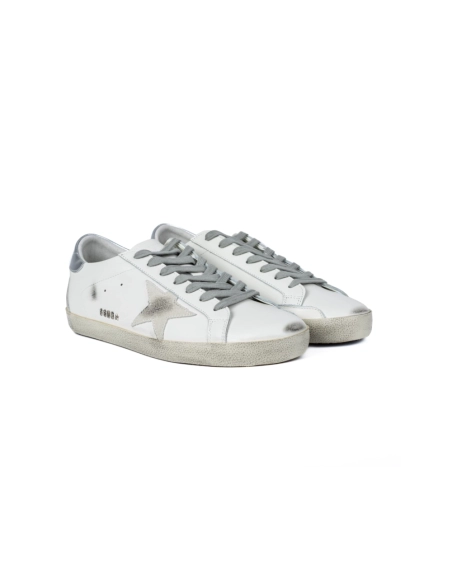 Golden Goose Super-Star White Silver,GOLDEN GOOSE