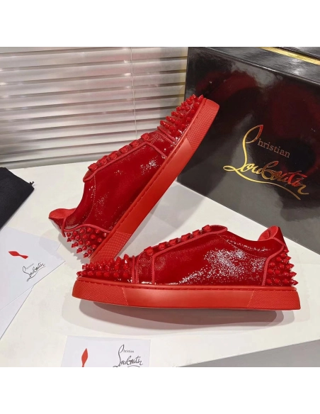 Christian Louboutin Louis Junior P Pik Pik Strass Sneakers,Christian Louboutin Sneakers