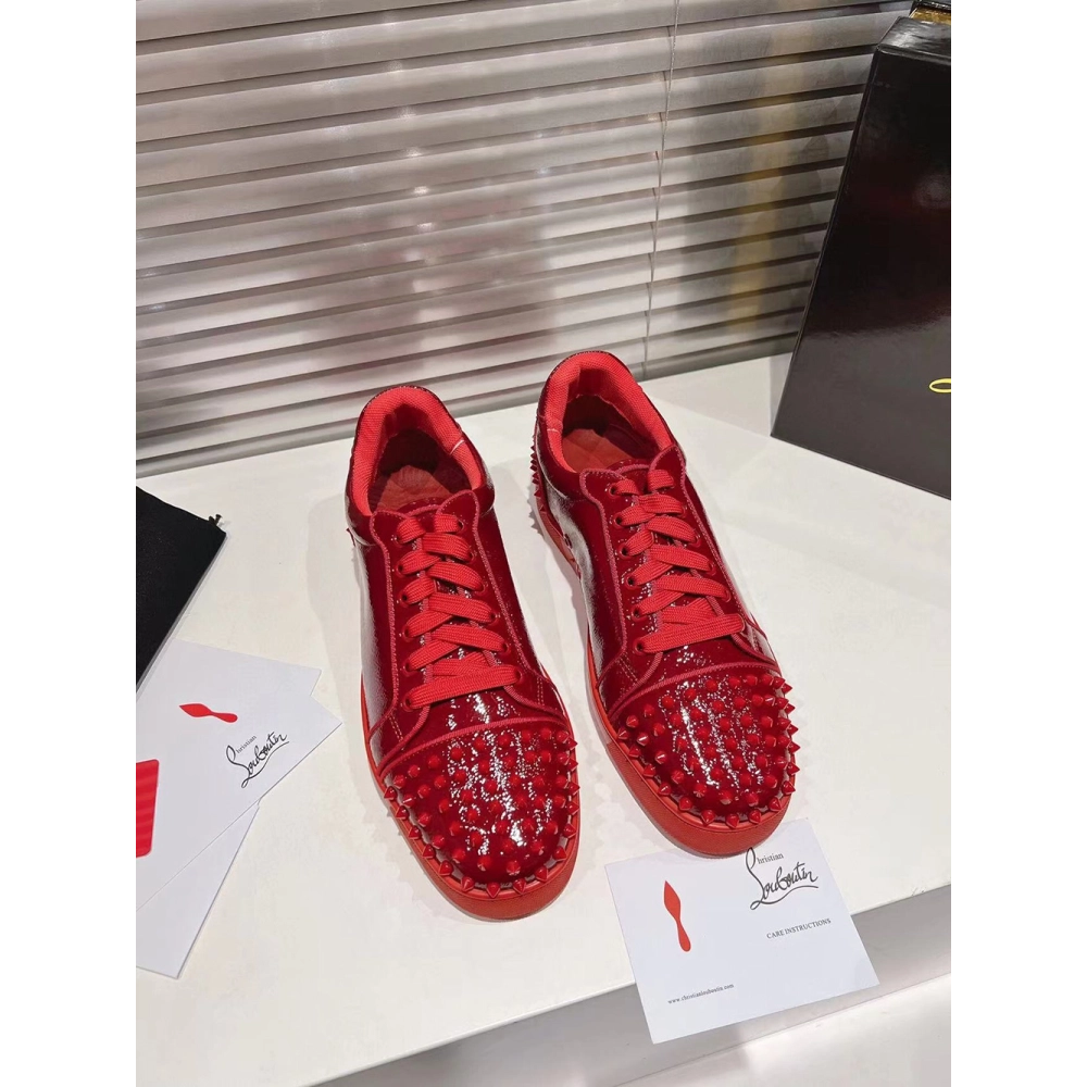 Christian Louboutin Louis Junior P Pik Pik Strass Sneakers,Christian Louboutin Sneakers