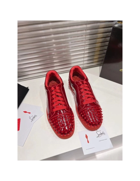 Christian Louboutin Louis Junior P Pik Pik Strass Sneakers,Christian Louboutin Sneakers