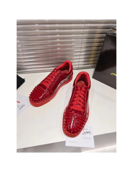 Christian Louboutin Louis Junior P Pik Pik Strass Sneakers,Christian Louboutin Sneakers