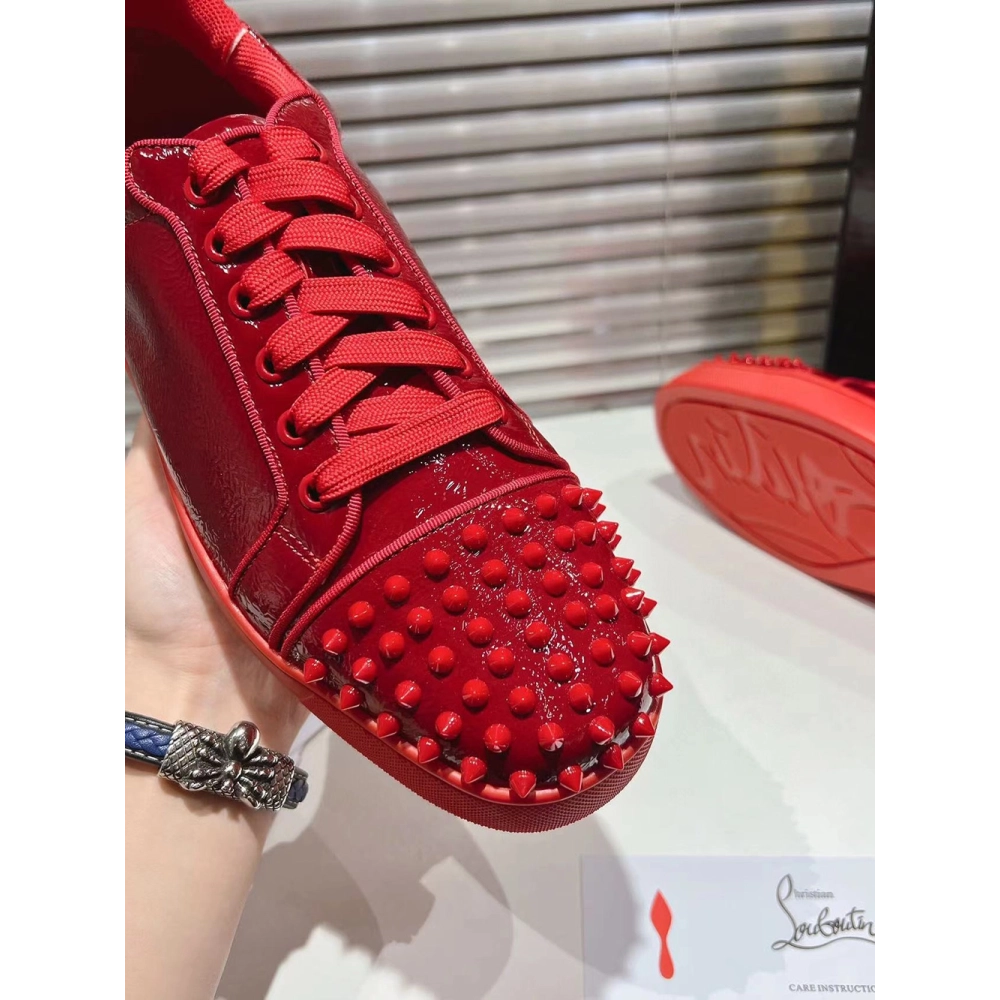 Christian Louboutin Louis Junior P Pik Pik Strass Sneakers,Christian Louboutin Sneakers