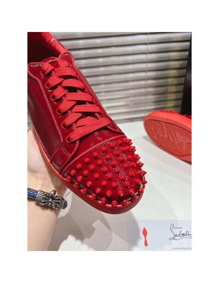 Christian Louboutin Louis Junior P Pik Pik Strass Sneakers,Christian Louboutin Sneakers