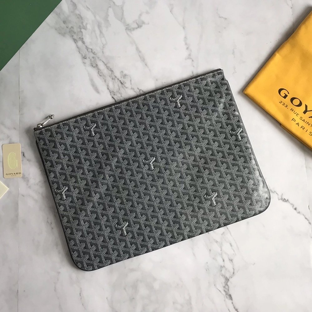 Goyard Senat Pouch GM bags  Grey 1CL51P 40*30cm,Goyard Bags